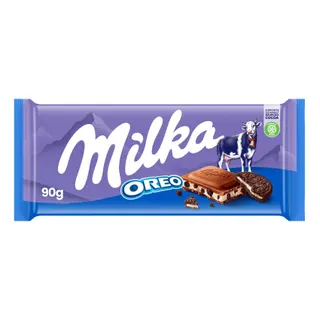 Milka Oreo Chocolate Bar, 90g
