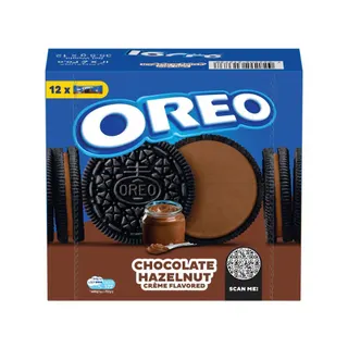Oreo Chocolate Hazelnut Cookies Sandwich Biscuits, 12x35.5g
