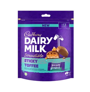 Cadbury Dairy Milk Irresistible Sticky Toffee Chocolate Minis, 136.5g