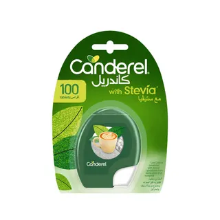Canderel Sweetener with Stevia Tablets, 100 Tablets