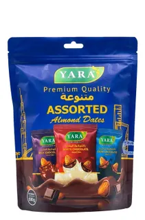 Yara Premium Quality Assorted Almond Dates, 500g