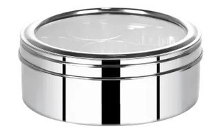 Stainless Steel Puri Dabba, 1 Piece