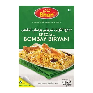 Shan Special Bombay Biryani Recipe & Masala Mix, 60g