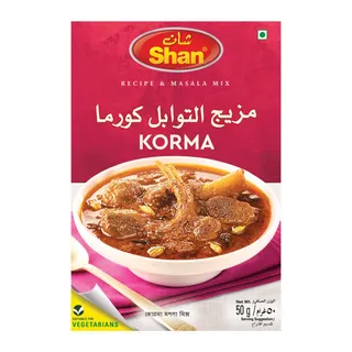 Shan Korma Recipe & Masala Mix, 50g
