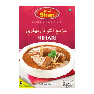Shan Nihari Recipe & Masala Mix, 60g