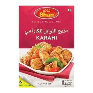 Shan Karahi Recipe & Masala Mix, 50g