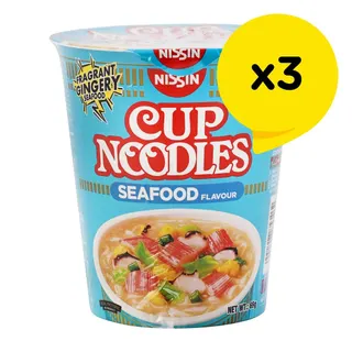Nissin  Cup Noodles Assorted, 3x66g