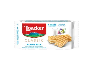 Loacker Classic Alpine Milk, 45g