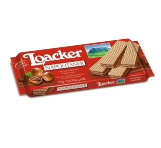 Loacker Napolitaner Hazelnut Wafer, 175g