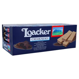 Loacker Cocoa & Chocolate Cream Biscuit 25 pcs x 45 g
