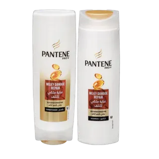 Pantene Pro-V Milky Damage Repair Shampoo, 400ml + Conditioner, 360ml