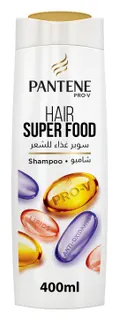 Pantene Pro-V Hair Superfood Shampoo with Antioxidants & Lipids, 400ml