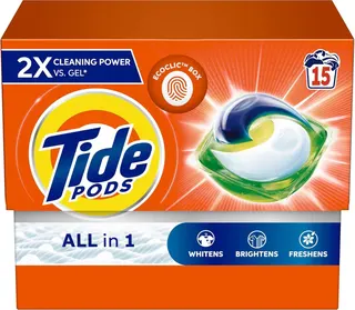 Tide Original All-in-1 Laundry Detergent Pods, 15 Count