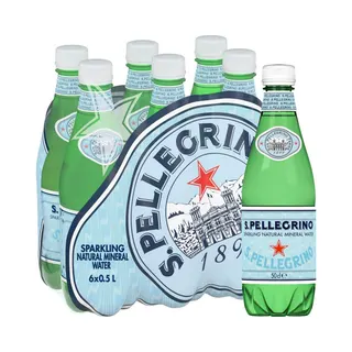 San Pellegrino Sparkling Water Pet Bottle, 6x500ml