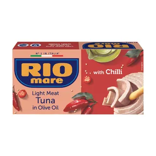Rio Mare Light Tuna with Chilli in Olive Oil, 2x160g