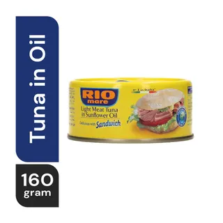 Rio Mare Light Meat Tuna In Sunflower Oil Delicious with Sandwich, 160g