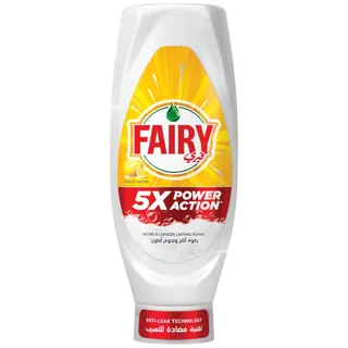 Fairy 5X Power Action Lemon Breeze Dishwashing Liquid, 730ml