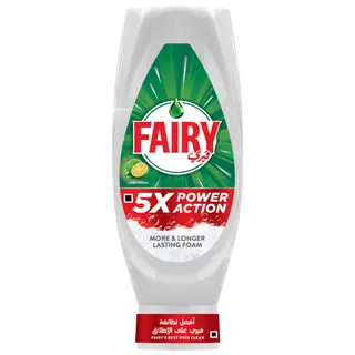 Fairy 5X Power Action Lime Fresh Dishwashing Liquid, 730ml
