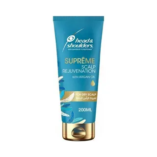 Head & Shoulders Supreme Scalp Rejuvenation Anti-Dandruff Hair Conditioner with Argan Oil for Dry Scalp, 200ml