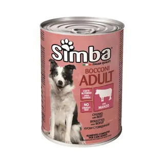 Simba Adult Dog Food Chunks with Beef, 400g