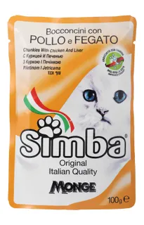 Simba Chicken & Liver Wet Cat Food, 100g