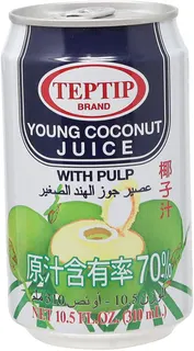 Teptip Young Coconut Juice With Pulp 310 ml