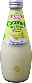 Teptip Coconut Milk Drink with Banana Jelly, 290ml