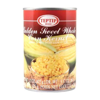 Teptip Golden Sweet Whole Corn Kernel 425g