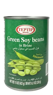 TEPTIP Edamame Green Soy Beans in Brine, 425g