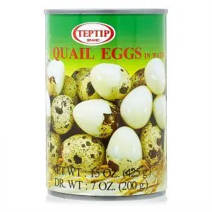 Teptip Quail Eggs In Water 425 Gr