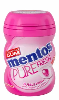 Mentos Pure Fresh Sugar-Free Chewing Gum, Fruit Flavor, 17.5g