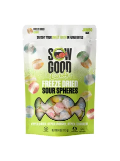 Sow Good Candy Freeze Dried Sour Spheres, 113g