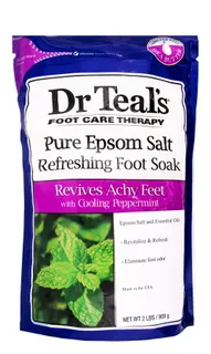 Dr Teal's Cooling Peppermint Epsom Foot Soak, 909g