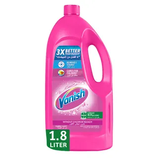 Vanish Laundry Stain Remover Liquid Detergent for White and Colored Clothes, 1.8L