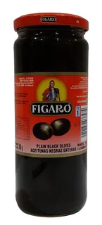 Figaro Plain Black Olives, 270g