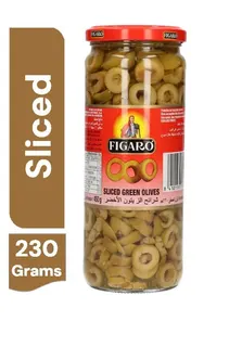 Figaro Sliced Green Olives 230 g