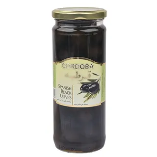Cordoba Plain Black Olives 285G