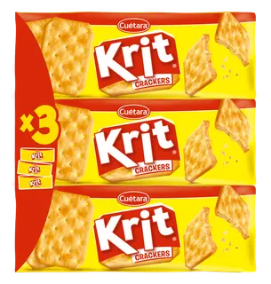 Krit Crackers, 3x100g