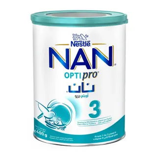 Nan Opti Pro 3 Growing Up Milk from 1 to 3 Years, 400g