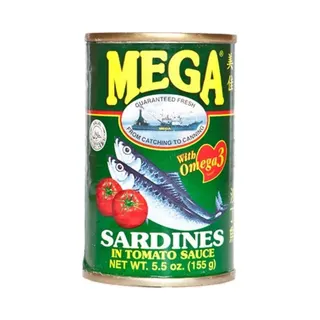 Mega Sardines In Tomato Sauce 155 g