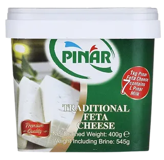 Pinar Traditional Feta Cheese, 400g