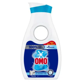 Omo Liquid Active Automatic Low Sensitive Liquid Detergent, 900ml