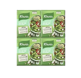 Knorr Basil & Thyme Salad Seasoning, 4x10g