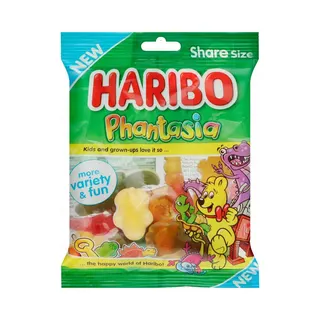 Haribo Phantasia Jelly Candy No Artificial Colors, 80g
