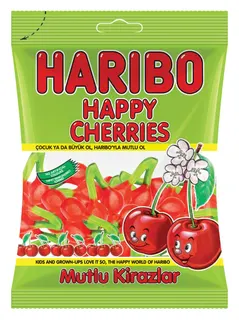 Haribo Happy Gummy Candies Cherry Flavor, 160g