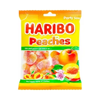 Haribo Gummy Candies Peach Flavor, 160g