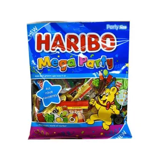 Haribo Mega Party Fruit & Cola Flavors Jelly Candy, 200g