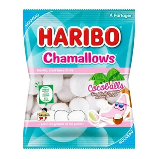 Haribo Chamallows Cocoballs Coconut Marshmallows, 130g
