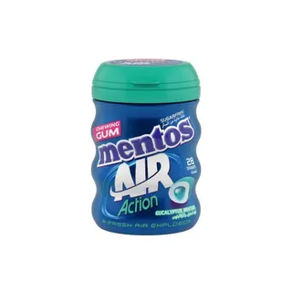 Mentos Air Action Sugar Free Eucalyptus Menthol Gum, 28 Pieces, 49g