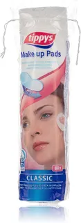 Tippys Classic Make Up Pads, 80 Pieces